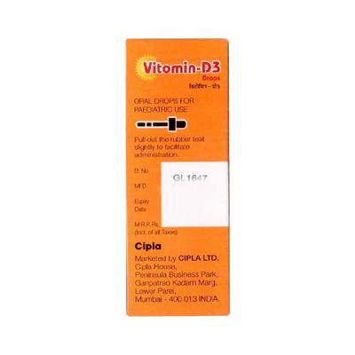 Vitomin D3 Drops 30ml - Supplements-Vit