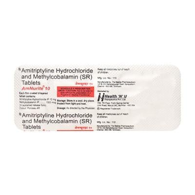 Amnurite 10mg Tablet 10'S - Depression-Ant