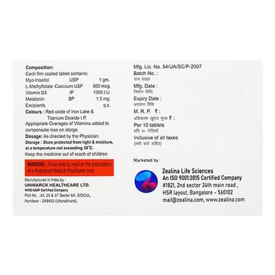 MYNOSIT Tablet 10's - Supplements-Vam