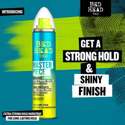 Bed Head Tigi Masterpiece Hair Spray with Extra Strong Hold and Glossy Finish 80 ml - Hair Sprays & Mists