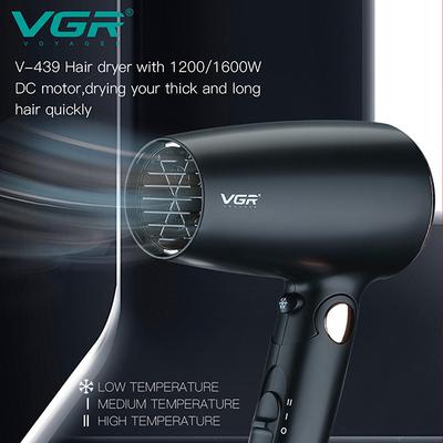 VGR V-439 Professional Foldable Hair Dryer 2 Speed Settings 1's - Hair Dryers