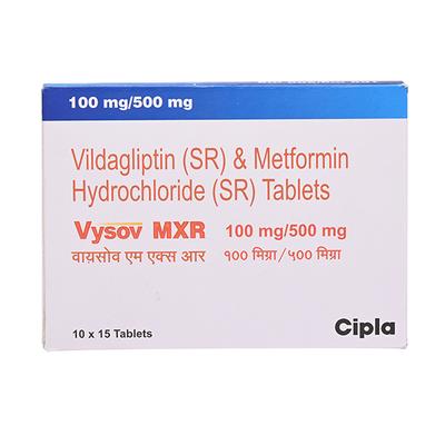 VYSOV MXR 100/500mg Tablet 15's - Diabetes-Ant
