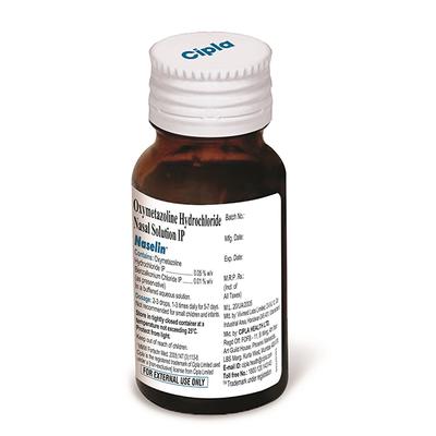 Naselin 0.05% Decongestant Nasal Solution 10 ml - Nasal Decongestion