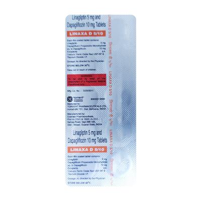 LINAXA D 5/10 Tablet 10's - Diabetes-Ant