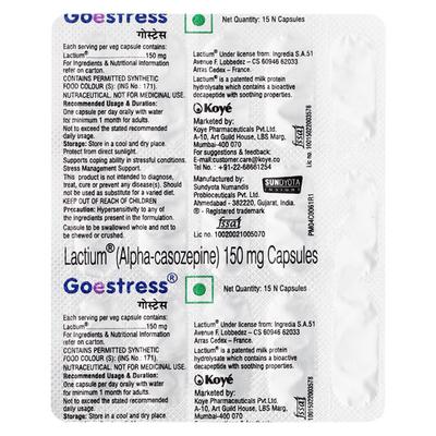 Goestress Capsule 15'S - Depression-Ant