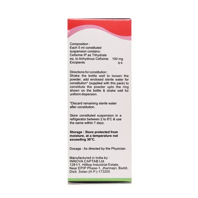 Mahacef 100mg Dry Syrup 30ml - Bacterial Infections-Cep