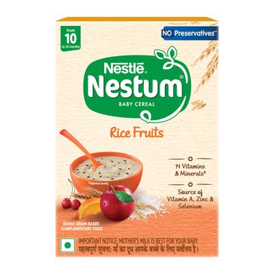 Nestle Nestum Stage 3 (10-24 Months) Powder 300 gm - Rice Fruits (Refill Pack) - Baby And Infant Supplements