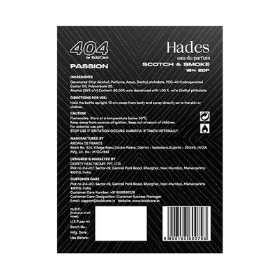 Bold Care Hades Scotch and Smoke Longest Lasting EDP Perfume 100 ml - Men Perfumes (Edt/Edp)