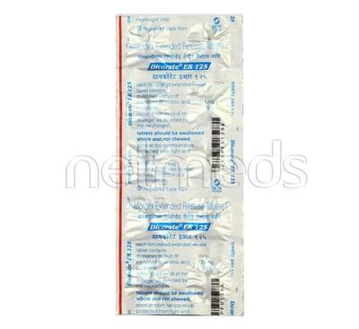 Dicorate ER 125mg Tablet 10'S - Epilepsy/Convulsion-Ant