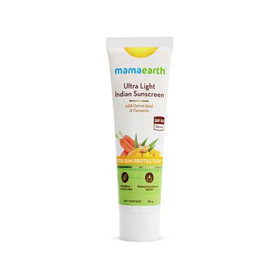 GWP Mamaearth Ultra Light Indian Sunscreen 20 gm - Face Sunscreen