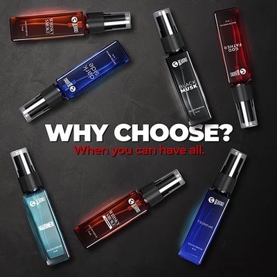 Beardo Legendary 7 Assorted Perfume Giftset For Men 7x8ml 7's - Men Perfumes (Edt/Edp)