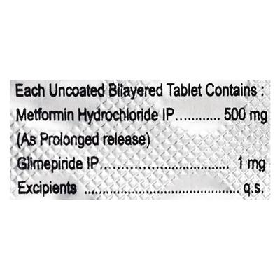 G FLIK M1 Tablet 10's - Diabetes-Ant