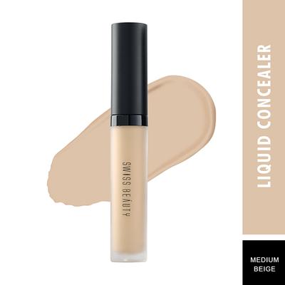 Swiss Beauty Liquid Concealer - (Medium Beige) 5.6 gm (N) - Concealer