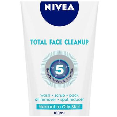 NIVEA TOTAL FACE CLEAN 100 ml - Face Wash & Cleansers