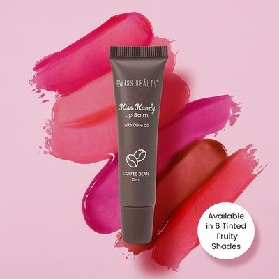 Swiss Beauty Kiss Kandy Lip Balm With Olive Oil, Shade - Coffee Bean 10 ml - Lip Balms