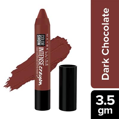 Maybelline New York Colorsensational Intense Lip Crayon, Dark Chocolate 3.5gm - Lipsticks