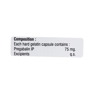 PREGABEL 75mg Capsule 10's - Neuropathic Pain-Dru