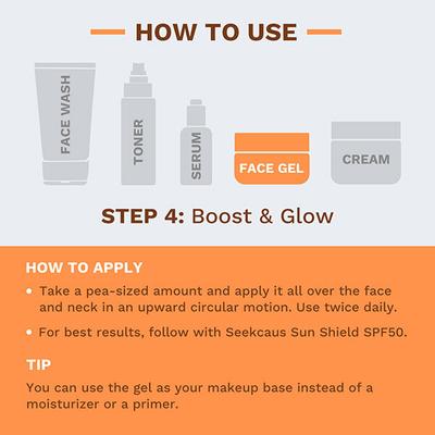 SEEKCAUS Pro Radiance Face Gel 100 gm - Face Moisturizers