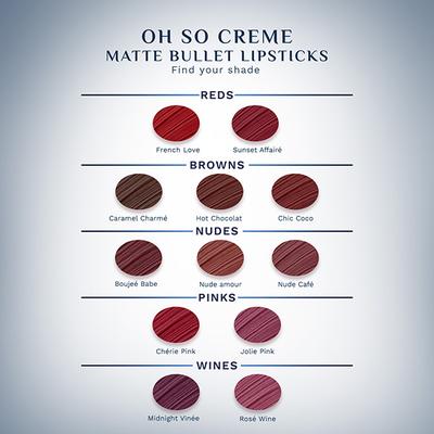 Pilgrim Oh So Creme Lightweight Pigmented Bullet Lipstick Hot Chocolat -24 4 g - Lipsticks