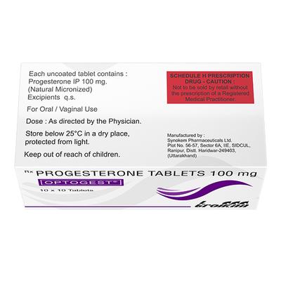 Optogest 100mg Tablet 10'S - Hormonal Therapy-Oes