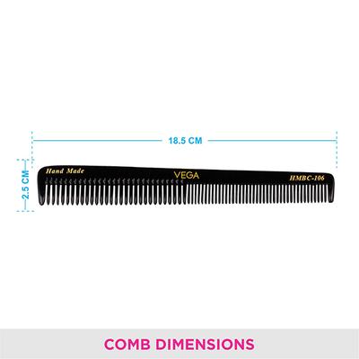 Vega Grooming Comb (HMBC - 106) 19 gm - Hair Combs