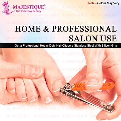 Majestique Nail Clipper Anti Skid Sharp Fingernail Clipper 1's - Manicure & Pedicure Kits