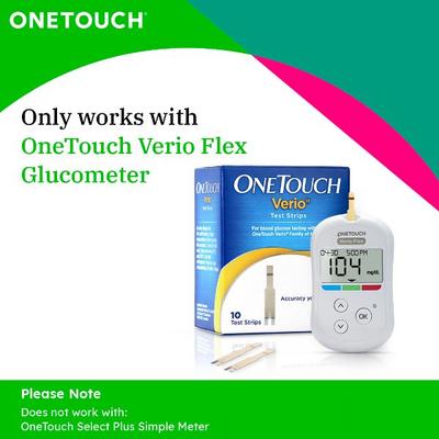 Onetouch Verio Test Strip 10's - Blood Glucose Monitors/Strips