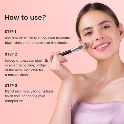 Half N Half Cheekleaders Blusher Palette for a Natural Flawless Look, Happiness-02 13.8 g - Blushes