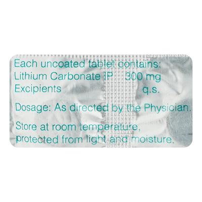 Lithosun 300mg Tablet 10'S - Psychosis-Ans
