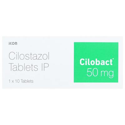 CILOBACT 50mg Tablet 10's - Intermittent Claudication-Per