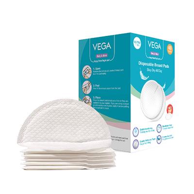 Vega Baby & Mom Breast Pad 48's (+ Free 2's) - Breast Pads & Shields