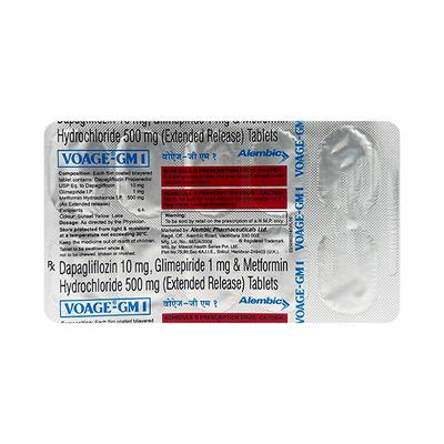 VOAGE GM 1 Tablet 10's - Diabetes-Ant