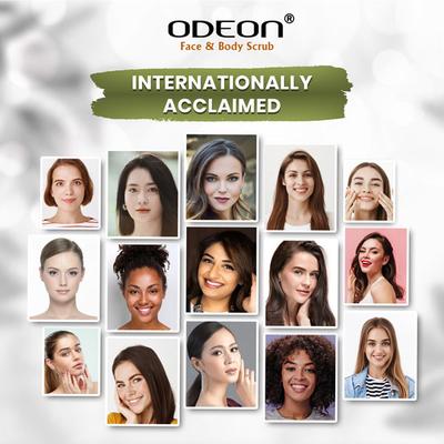 Odeon Charcoal & Tea Tree Face And Body Scrub 100 ml - Scrubs & Exfoliants