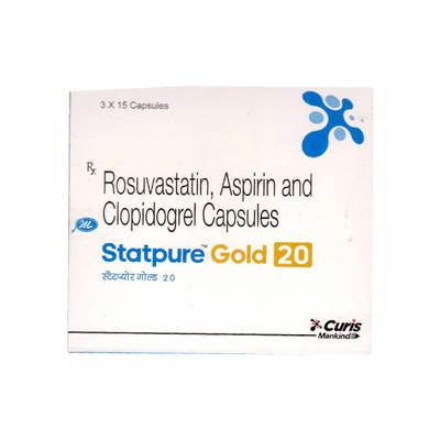 STATPURE GOLD 20 Capsule 15's - Blood Clot-Ant