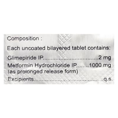 Glimisave M2 Forte Tablet 15'S - Diabetes-Ant