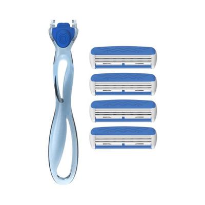 Summer By Zlade Splash III Triple-Blade Hair Removal Razor For Women - 1 Handle + 4 Cartridges 1s - Shaving & Hair Removal