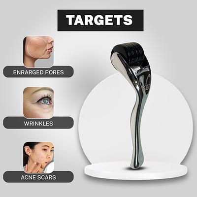 House of Beauty Derma Roller 0.25Mm For Boosting Collagen, Fades Dark Spots & Acne Scars 1's - Derma Rollers