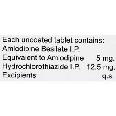 Aldo H 5/12.5mg Tablet 10'S - Hypertension-Ang