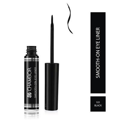 Chambor Smooth On Eyeliner, Black - No.101 4 ml - Eyeliners