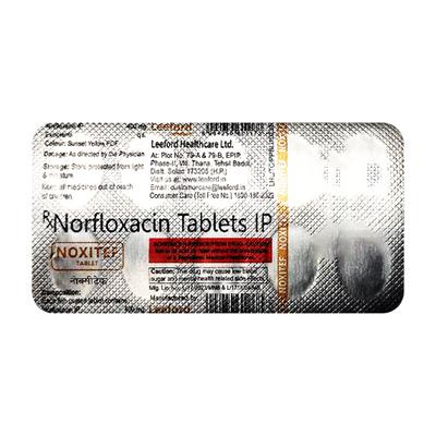Noxitef 400mg Tablet 10'S - Bacterial Infections-Qui