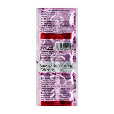 CAVMOX 250 DT Tablet 10's - Bacterial Infections-Pen