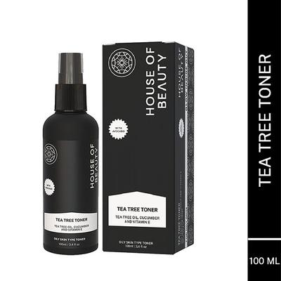 House of Beauty Tea Tree+Avocado Toner-Oily, Combination & Sensitive & Acne Prone Skin 100ml - Toners