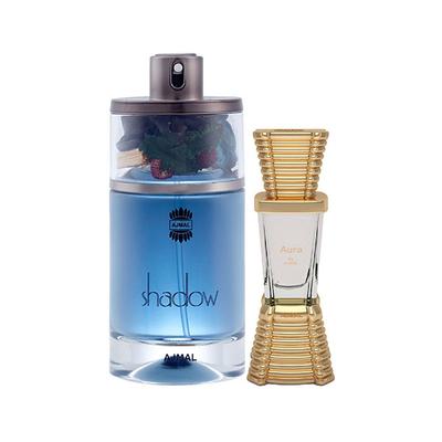 Ajmal Shadow Him EDP Spicy Woody Perfume And Aura Concentrated Perfume Oil Floral Fruity 85 ml - Perfumes (Edt/Edp)