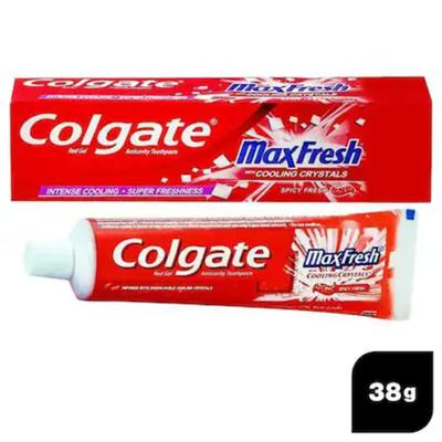 Colgate MaxFresh with Cooling Crystals Anticavity Toothpaste - Spicy Fresh 38 g - Toothpaste
