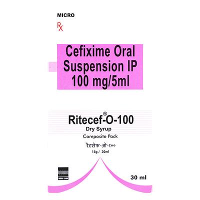 Ritecef O 100mg Dry Syrup 30ml - Bacterial Infections-Cep