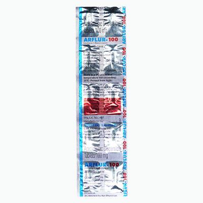 Arflur 100mg Tablet 10'S - Pain relief-Nsa