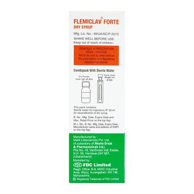 Flemiclav Forte Dry Syrup 30ml - Bacterial Infections-Pen