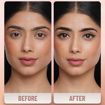 Swiss Beauty 2-In-1 Eyebrow & Gel Eyeliner - Brown 7 gm - Eyeliners