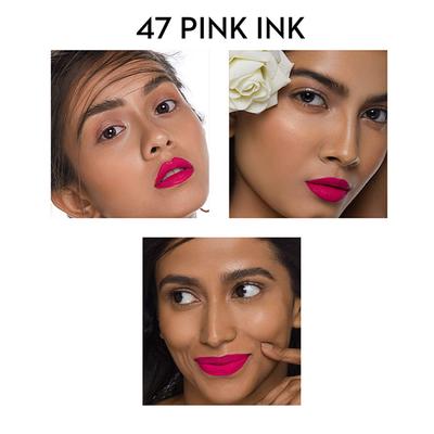 SUGAR Cosmetics Smudge Me Not Liquid Lipstick - 47 Pink Ink (Deep Pink) 4.5 ml - Liquid Lipsticks