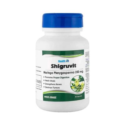 Healthvit Shigruvit Shigru Powder 250 mg- Capsules 60's - Herbal Dietary Supplement